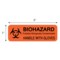 Nevs Biohazard Probably Biologically Contaminated Handle With Gloves1" x 3" LW-0013 - alternate 2